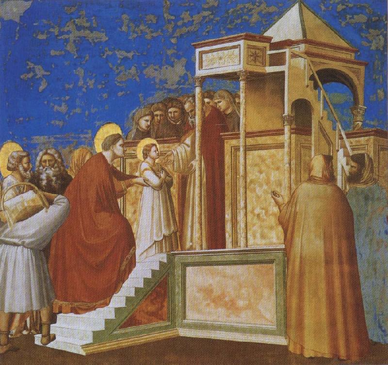 GIOTTO di Bondone Presentation of the Virgin in the Temple France oil painting art
